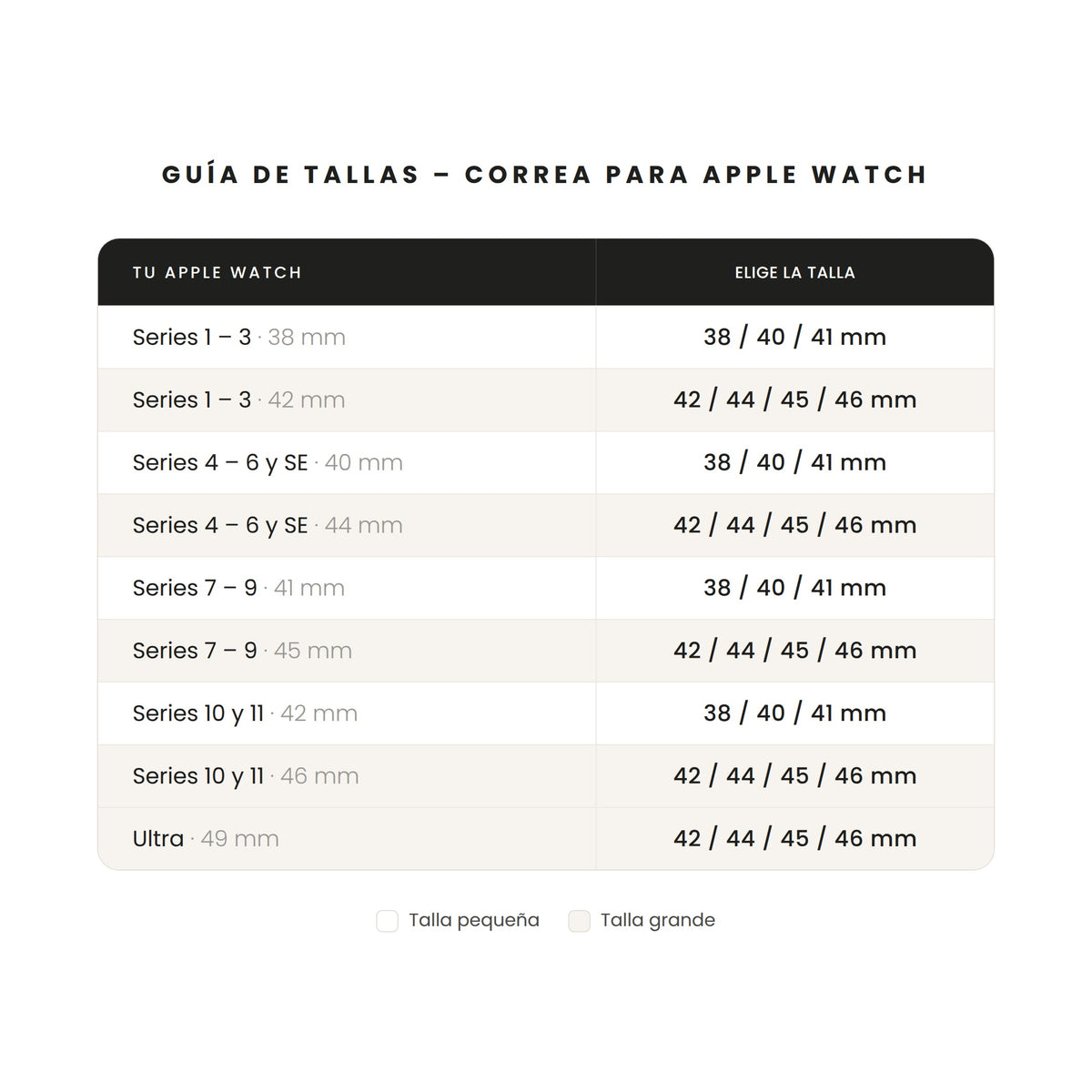 Correa para Apple Watch
