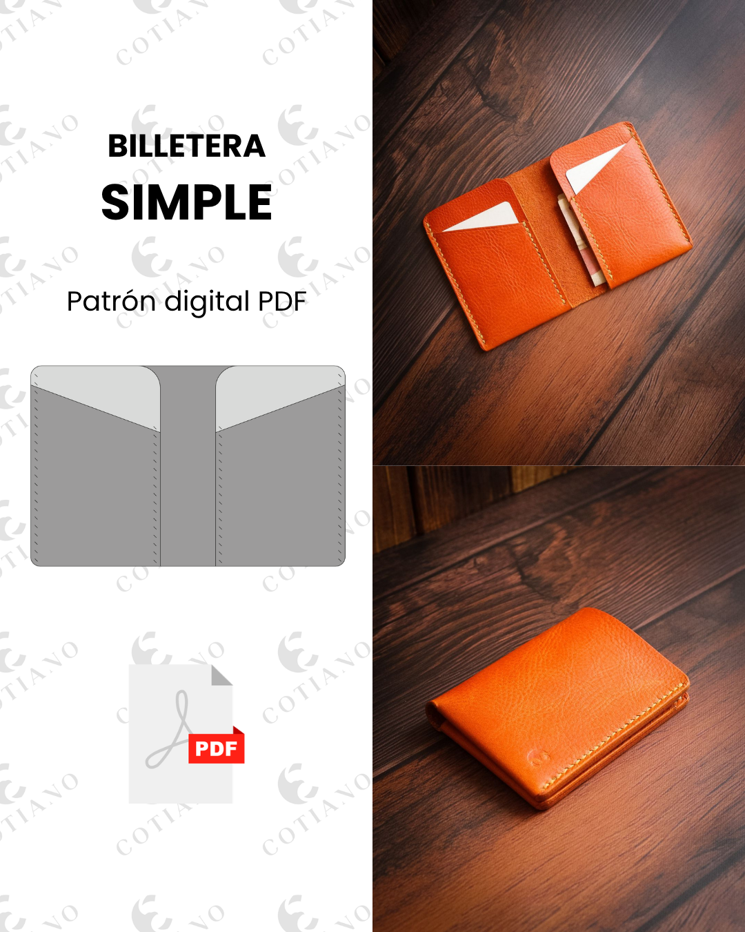 Patrón PDF Billetera Simple